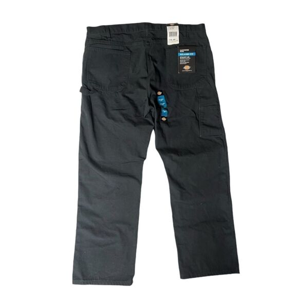 Dickies Relaxed Fit Straight Leg Black Carpenter Jeans Men’s Size 40 X 30 NWT - Picture 8 of 9